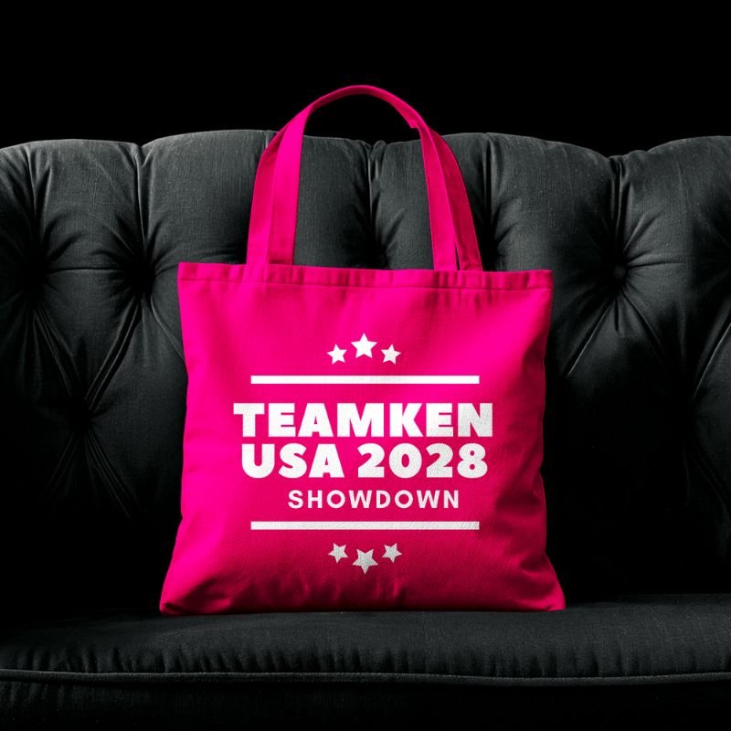Team Ken Pink Tote Bag