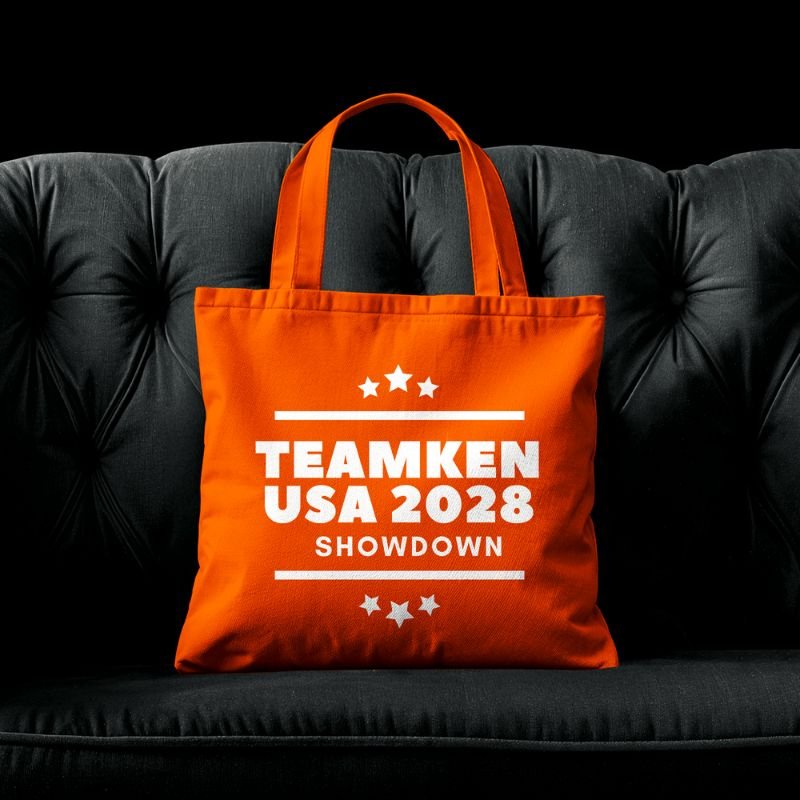 Team Ken Orange Tote Bag