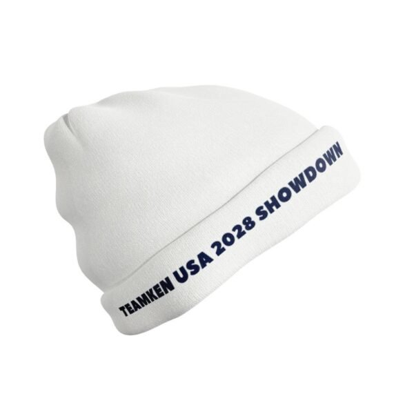 White Showdown Beanie