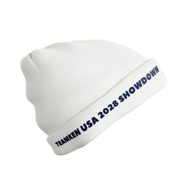 White Showdown Beanie