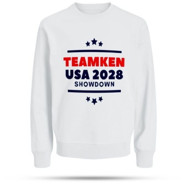 Team Ken White Sweater Main Logo