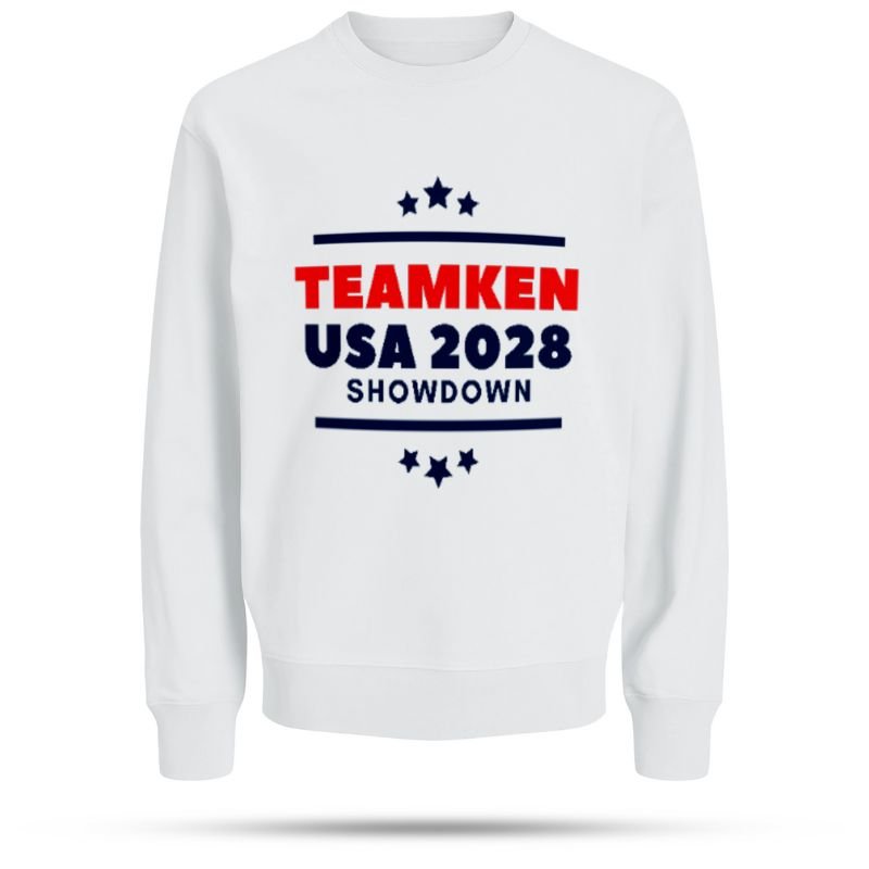 Team Ken White Sweater Main Logo