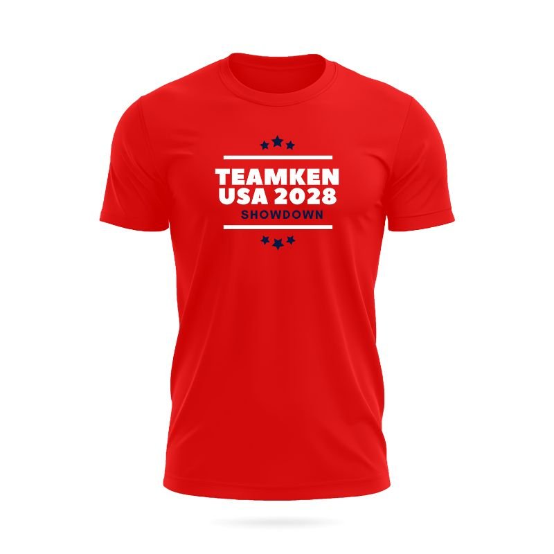 Team Ken Red T-shirt Main Logo