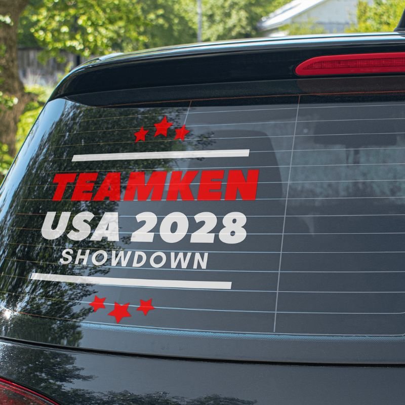Team Ken Transpaent Car Sticker