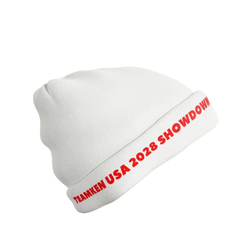 Team Ken White Showdown Beanie